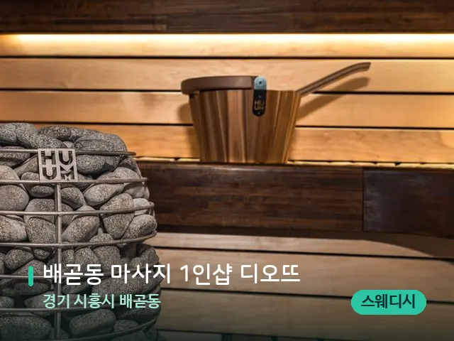 경기 시흥시 배곧동 배곧동 마사지 1인샵 디오뜨 — 웰니스 스파 공간