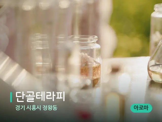 경기 시흥시 정왕동 단골테라피 — 아로마 오일을 쓰는 관리 장면