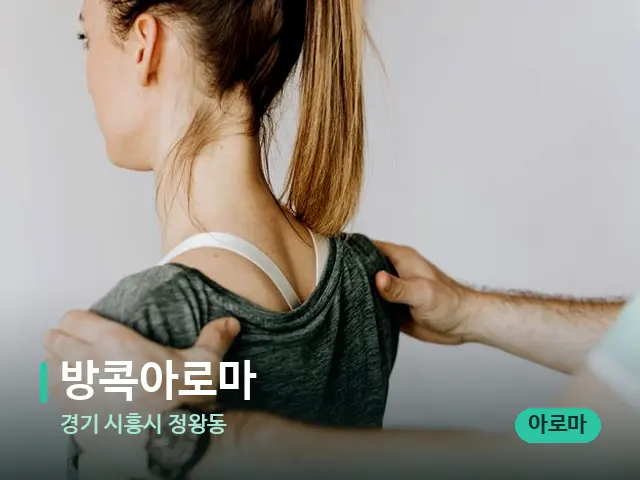 경기 시흥시 정왕동 방콕아로마 — 등·허리 관리 장면