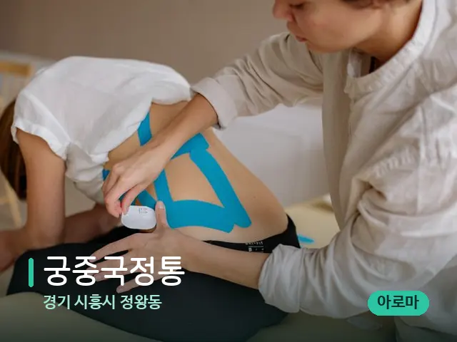 경기 시흥시 정왕동 궁중국정통 — 등·허리 관리 장면