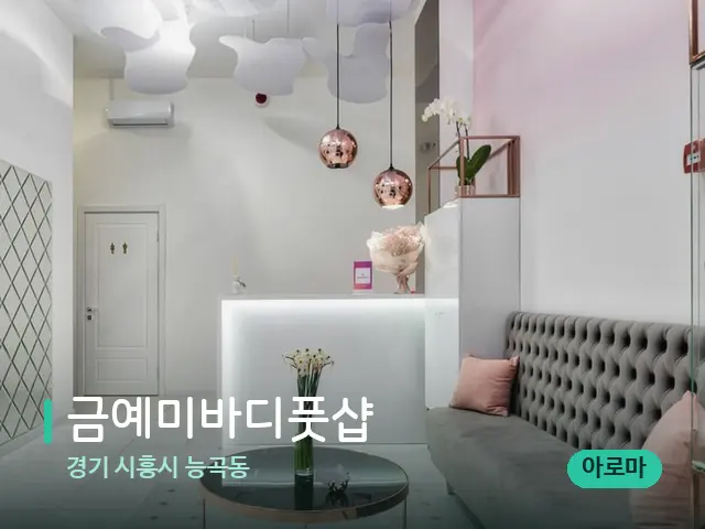경기 시흥시 능곡동 금예미바디풋샵 — 데이 스파 인테리어